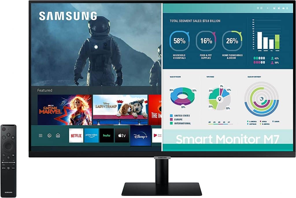 SAMSUNG Smart Monitor discounted on Amazon Prime Day