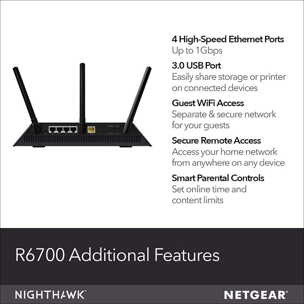 71uJSQCj6L. AC SL1500 Amazon Prime Day (US): NETGEAR Nighthawk Smart Wi-Fi Router R6700 is now available at only .99