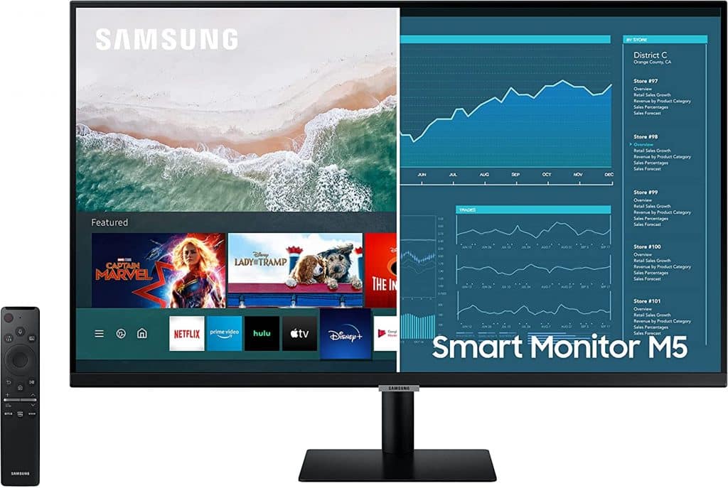 SAMSUNG Smart Monitor discounted on Amazon Prime Day