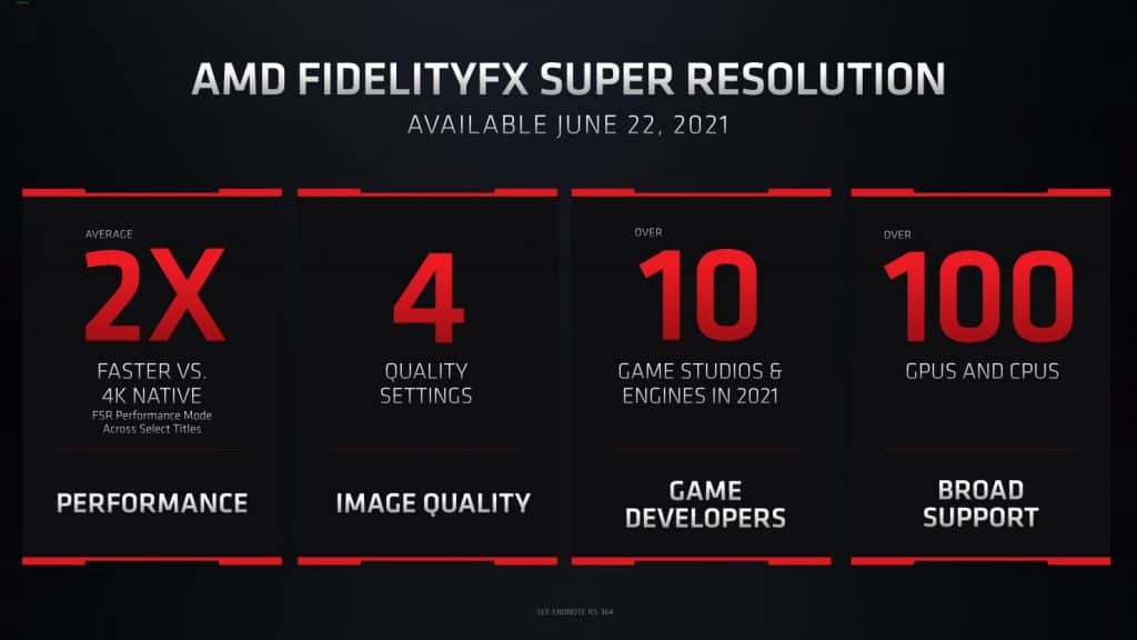 AMD launches FidelityFX Super Resolution for all GPUs & APUs