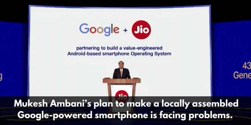 Content 1 2 Google-Jio Smartphone tie-up meets Supply Chain Problems