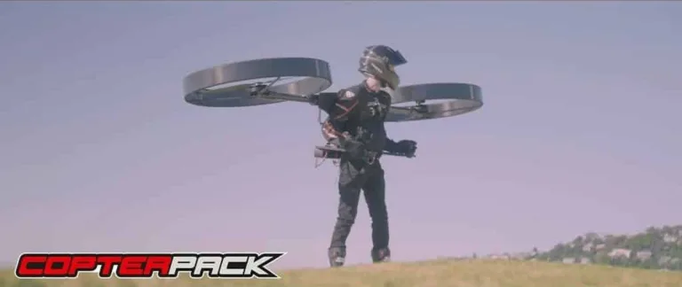 Flying Backpack named CopterPack takes its first flight in Australia