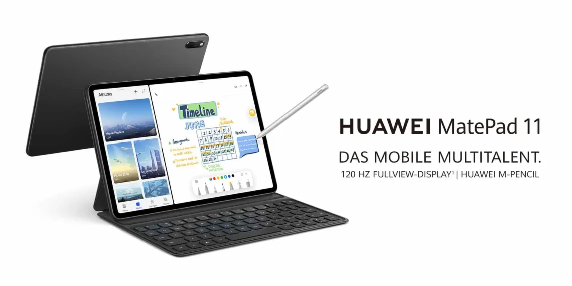 Huawei MatePad 11 launched with a 7,250mAh battery in Germany