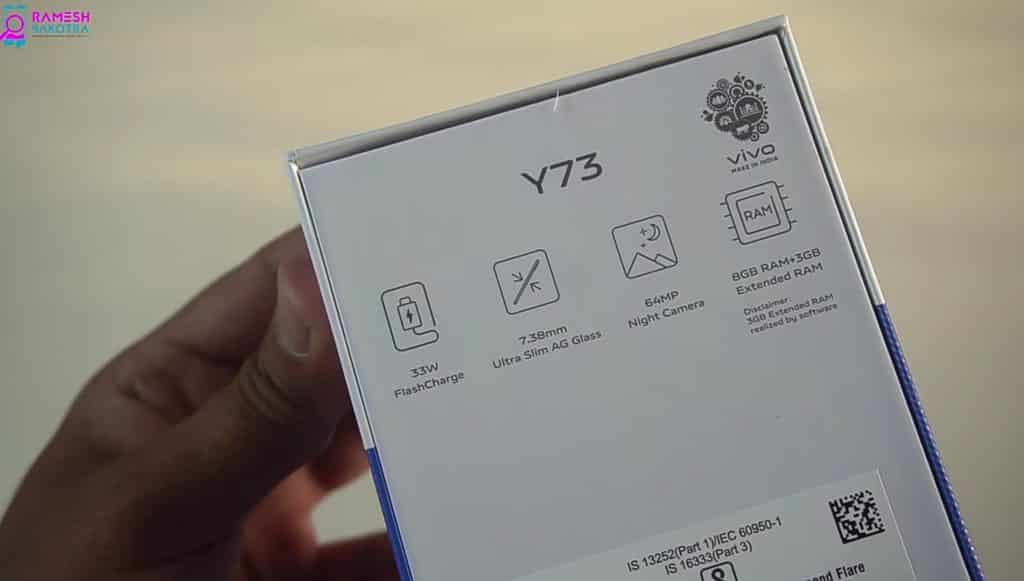 E3RPPUHVEAMWHvl VIVO Y73 unboxing video leaked ahead of launch