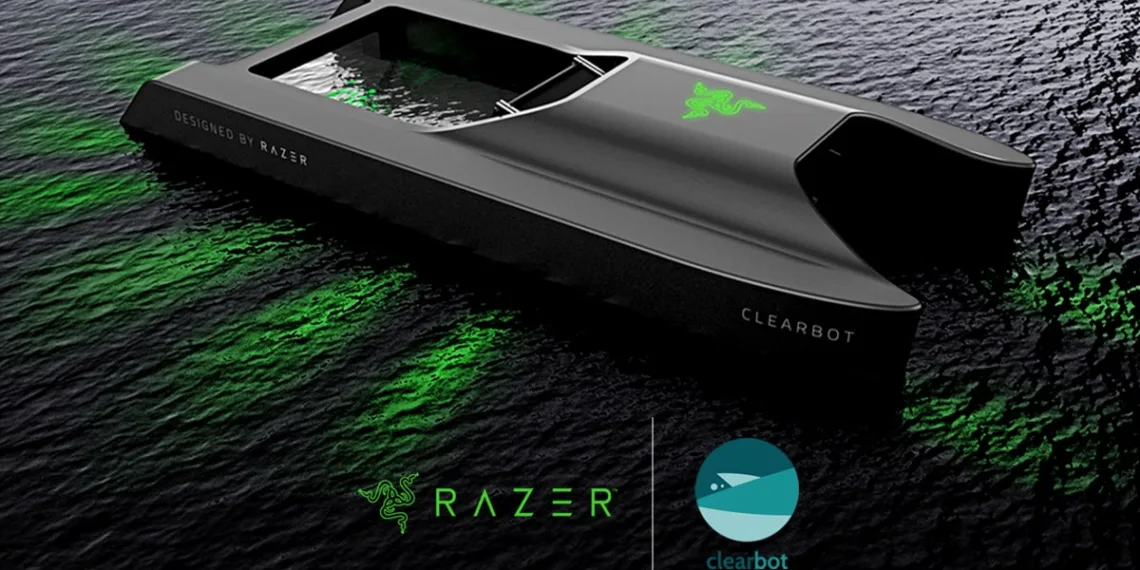 Razer x Clearbot developed a Solar-Powered Ocean-Cleaning Robot