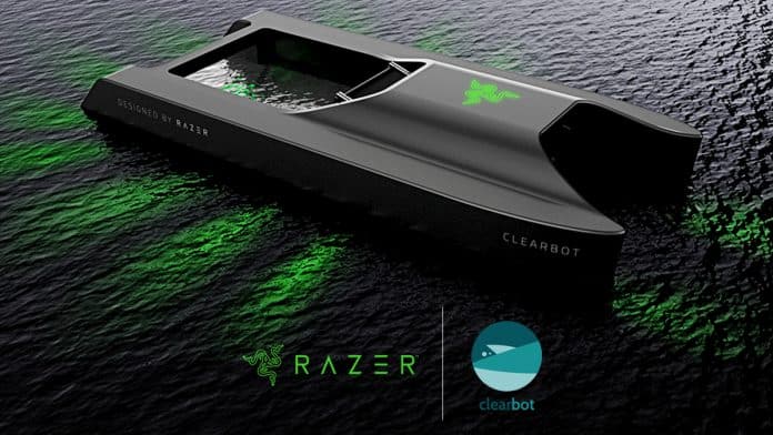 Razer x Clearbot developed a Solar-Powered Ocean-Cleaning Robot