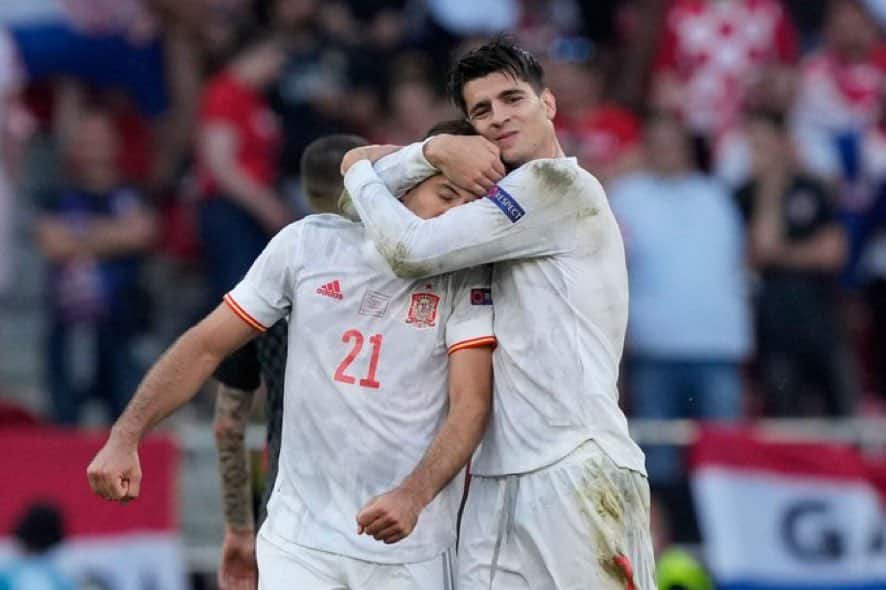 E4 WSXLWYAmorataspainUaUrw Spain 5-3 Croatia: La Roja advance to Euro 2020 quarter-finals after 8-goal thriller