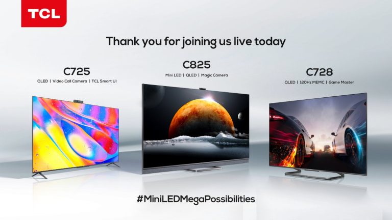 TCL’s Mini LED C825 and QLED C725 Android TVs to be available today at 12 PM
