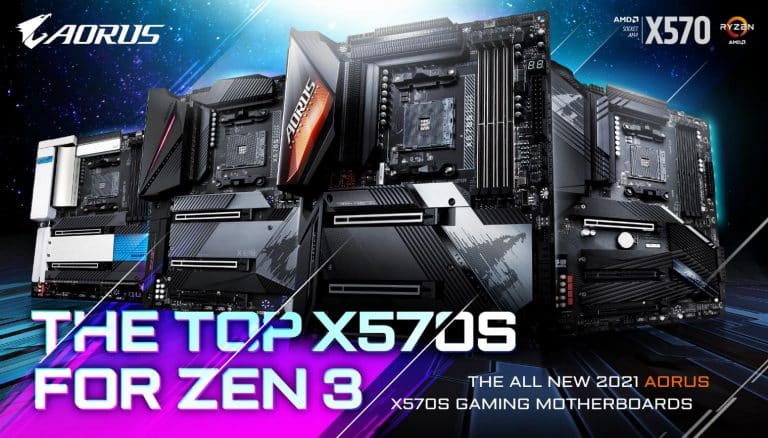 GIGABYTE X570S AORUS motherboards are here to unleash the full potential of AMD Ryzen 5000 desktop processors