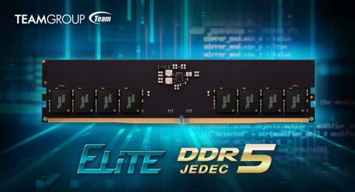 TEAMGROUP starts testing its first DDR5 memory kit TEAMGROUP starts testing its first DDR5 memory kit