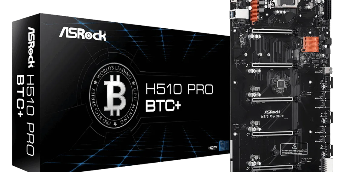 ASRock H510 Pro BTC+ is here with 6 PCIe slots