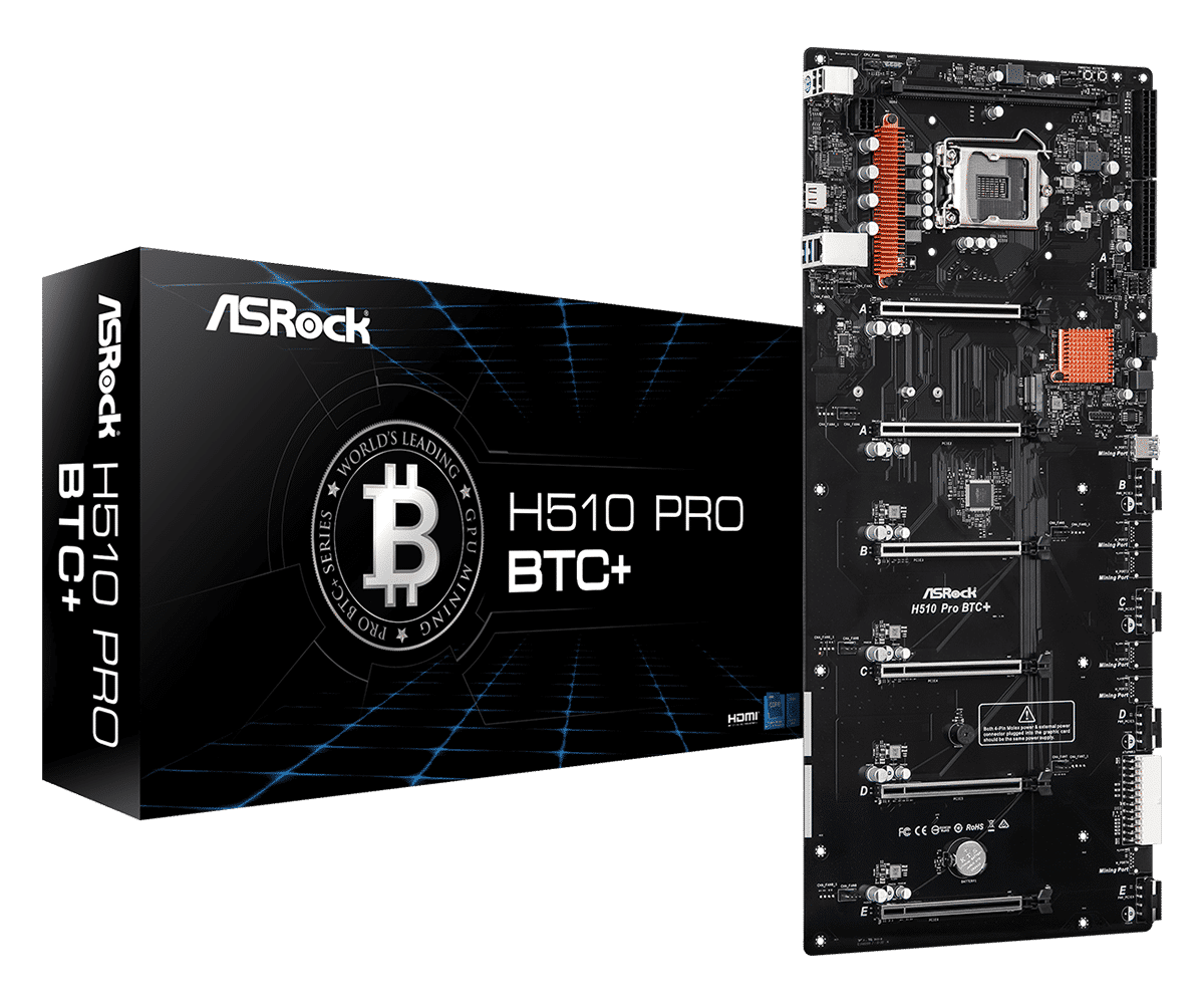 ASRock H510 Pro BTC+ is here with 6 PCIe slots