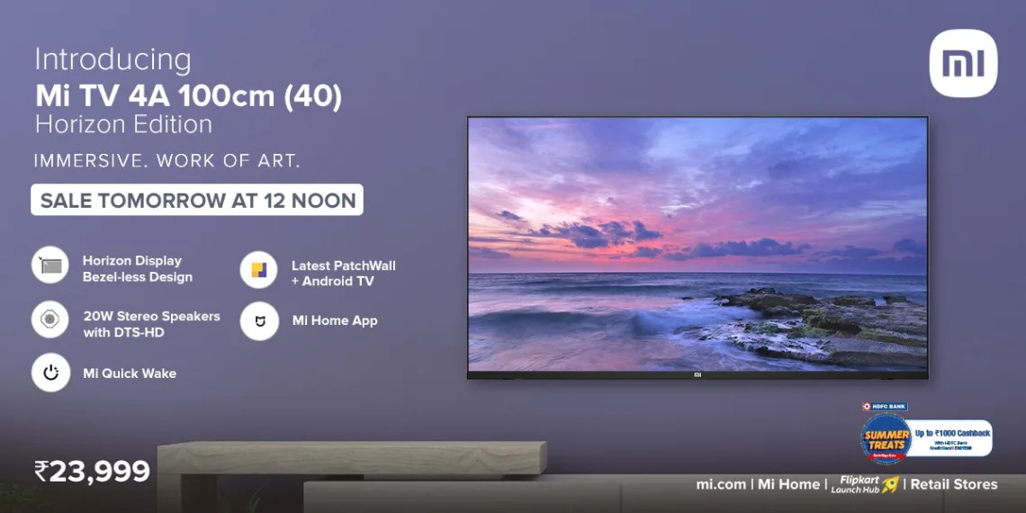 Mi TV 4A 40 Horizon Edition launched in India with Android-based UI