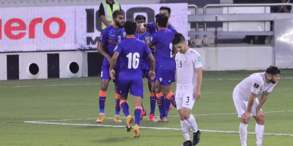 Credit: Twitter - Indian football team