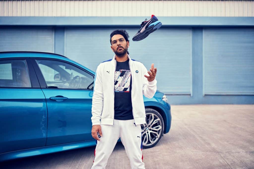From Cricket to the fast lane, Yuvraj Singh becomes the face of Puma Motorsport in India
