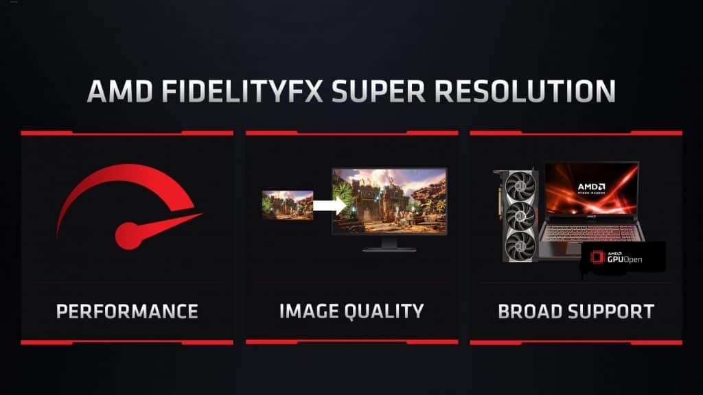 AMD launches FidelityFX Super Resolution for all GPUs & APUs