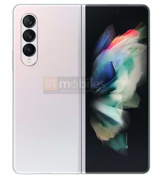 Galaxy Z Fold 3 design leaked, may come with a triple rear camera setup