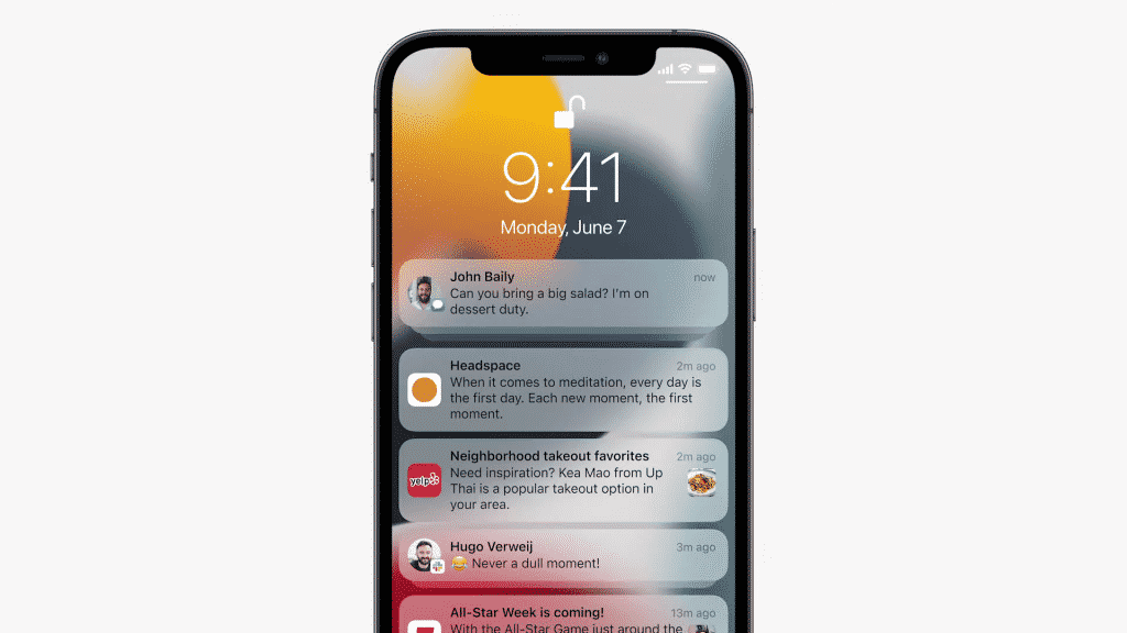 Apple iOS 15 brings redesigned notifications & Notification Summary