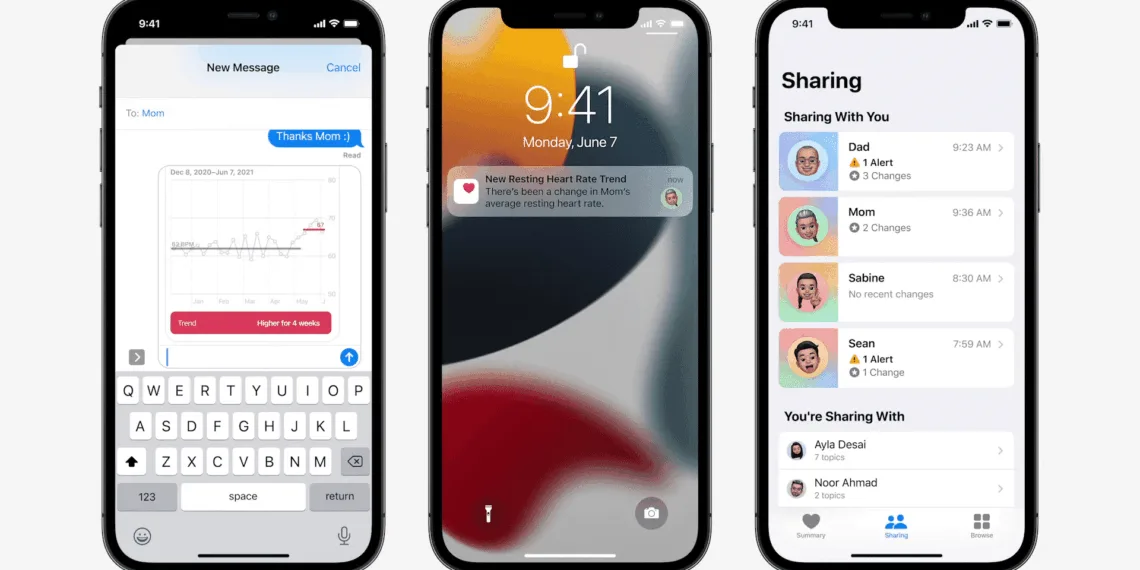 Now, Apple's Health app will let you monitor your family's health data with a single tap