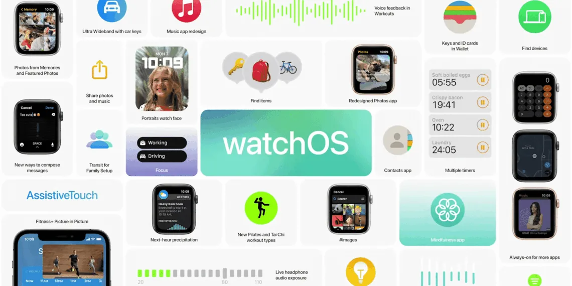 Apple's new watchOS 8 brings a new interface and support for iOS 15 features