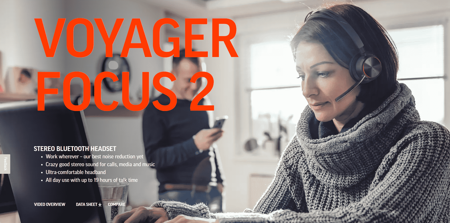 Poly unveils Voyager Focus 2 – a smart, wireless headset with next-generation noise-cancelling technology