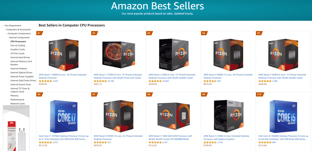 AMD Ryzen 7 5800X's price drops to 9 only, becomes Amazon US best-selling CPU