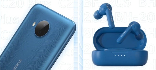 Nokia C20 Plus and Nokia BH-205 TWS headphone Launching on 11th June in China