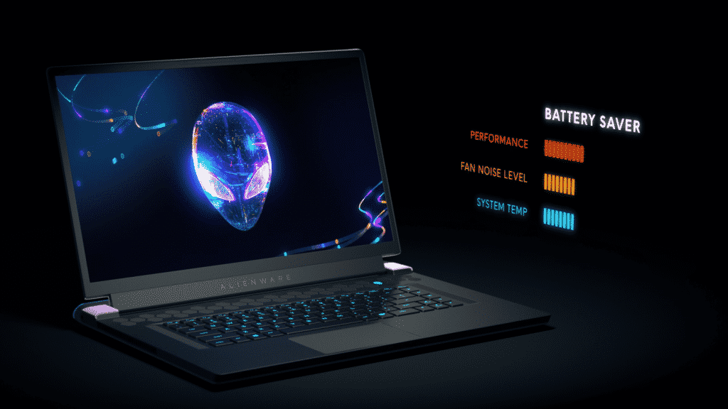 Tailored Power States Battery Saver 1 1480x833 1 Dell reveals Ultra-Slim Alienware x15, x17 Gaming Laptops Powered With NVIDIA GeForce RTX 3080