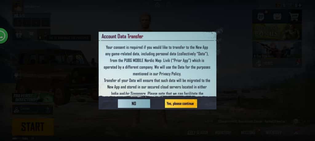WhatsApp Image 2021 06 18 at 3.19.16 AM 3 Battlegrounds Mobile India early access: 'Account Data Transfer' after Installing the game