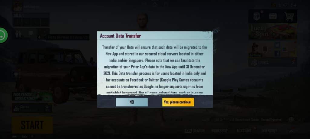 WhatsApp Image 2021 06 18 at 3.19.16 AM 4 Battlegrounds Mobile India early access: 'Account Data Transfer' after Installing the game