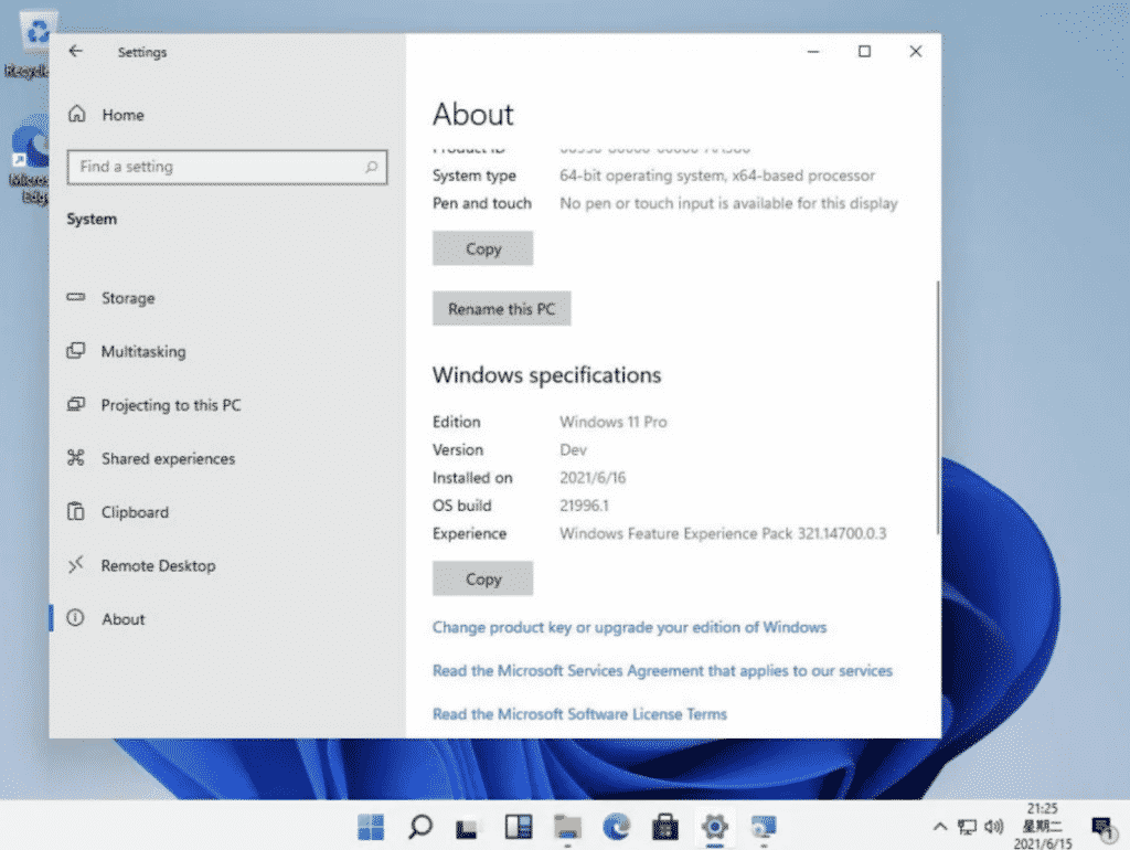 Windows 11 Leaked Screenshot - 3_TechnoSports.co.in