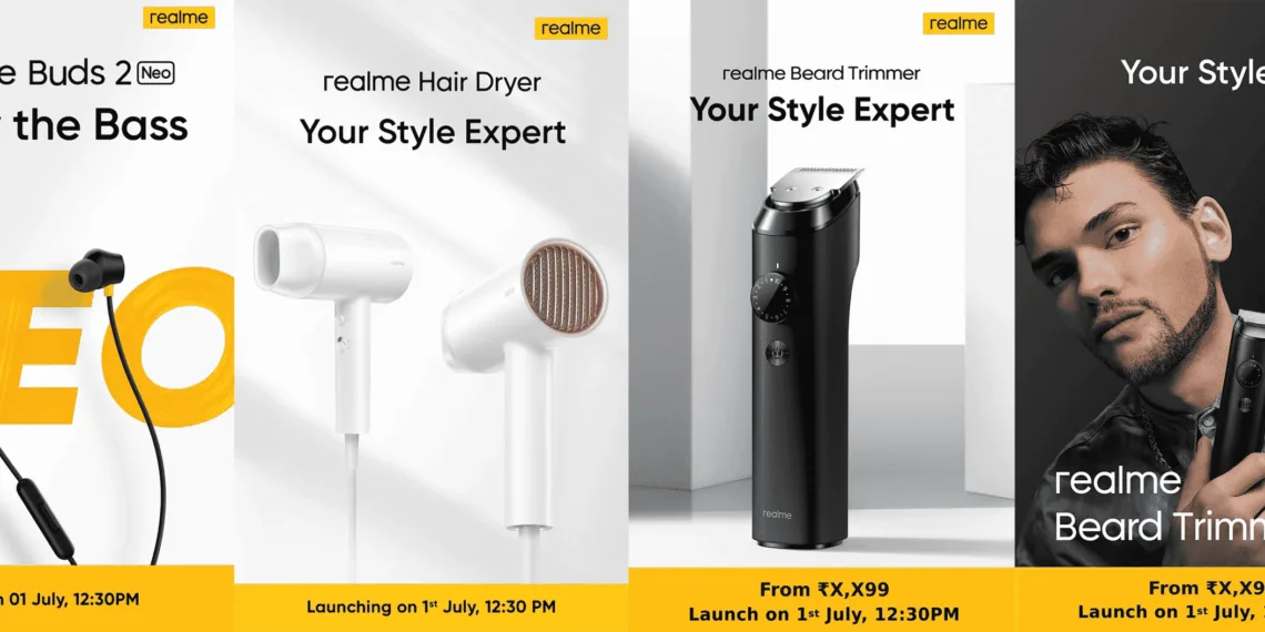 List of all the Realme TechLife products launching on July 1