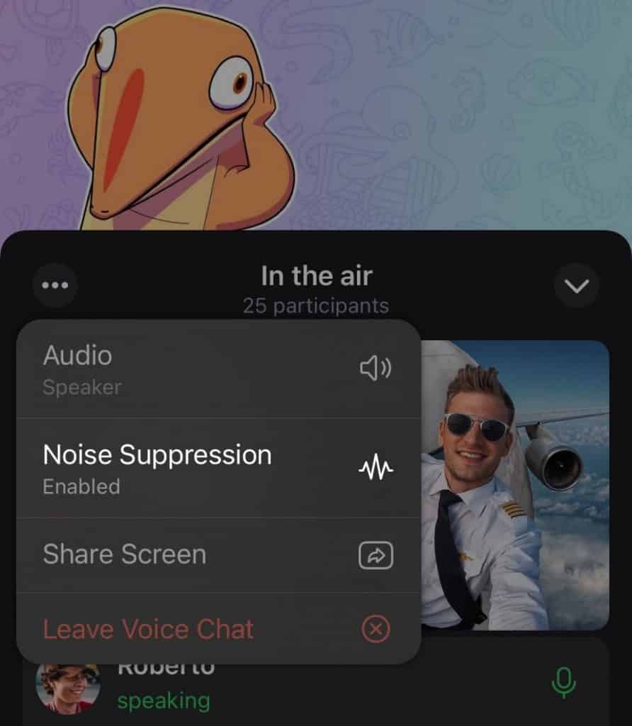 gsmarena 001 4 Telegram adds group video call feature along with animated backgrounds