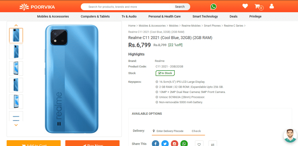 image 22 Realme C11 2021 Box Live Image and listing spotted in offline and online stores in India