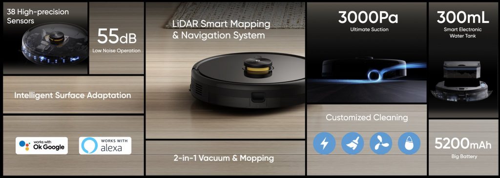 image 49 Realme TechLife launches robot vacuum cleaner