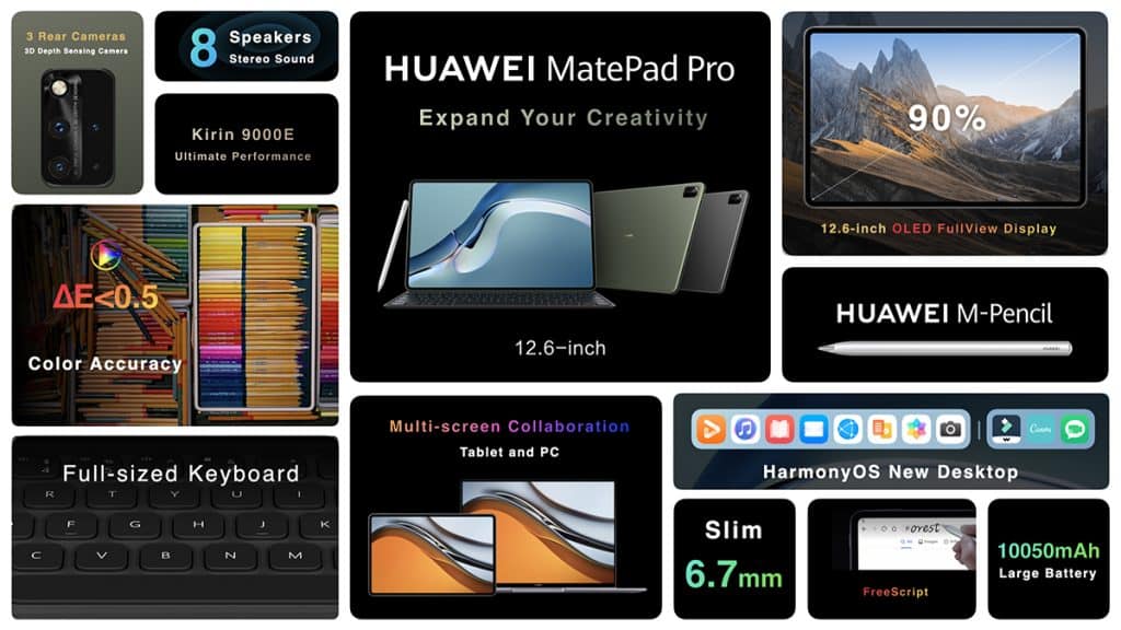 image 5 Huawei MatePad Pro launched with HarmonyOS