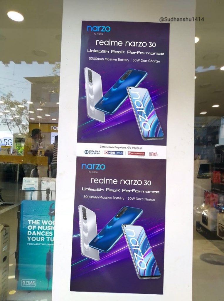 image 52 Realme Narzo 30 4G and 5G models Listed on Realme India support website and poster spotted in a shop