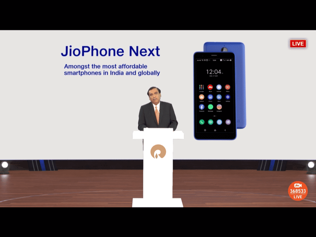 img 0243 JioPhone Next: Google and Jio's jointly developed smartphone showcased | Cheapest smartphone in the World