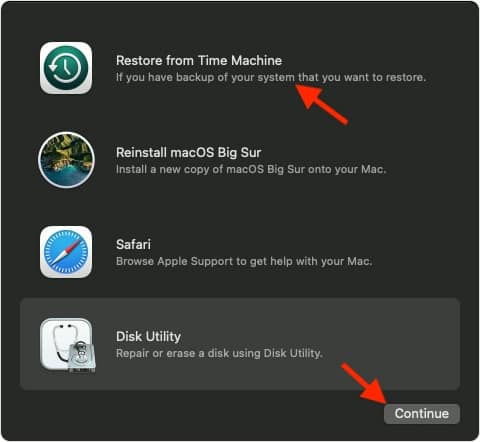 macos big sur recovery disk 1 How to move back to macOS Big Sur from macOS 12 Monterey?