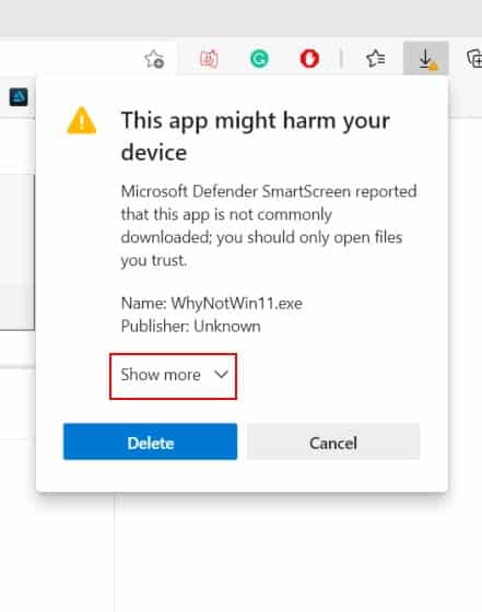 pc cant run windows 11 new whynotwin11 app install