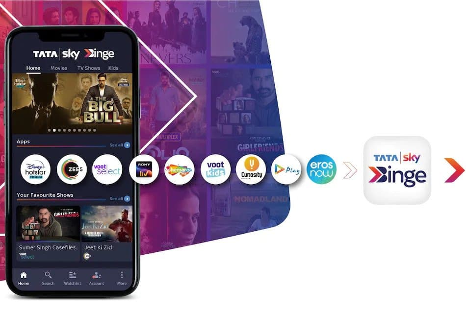 Tata Sky reveals Binge Mobile app to access multiple OTT platforms at a Low Cost Tata Sky reveals Binge Mobile app to access multiple OTT platforms at a Low Cost