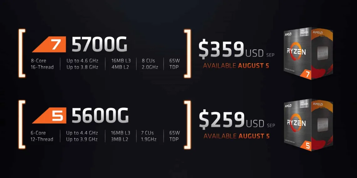 AMD’s ‘Cezanne’ Ryzen 7 5700G and 5600G are currently the best budget gaming APU you can get