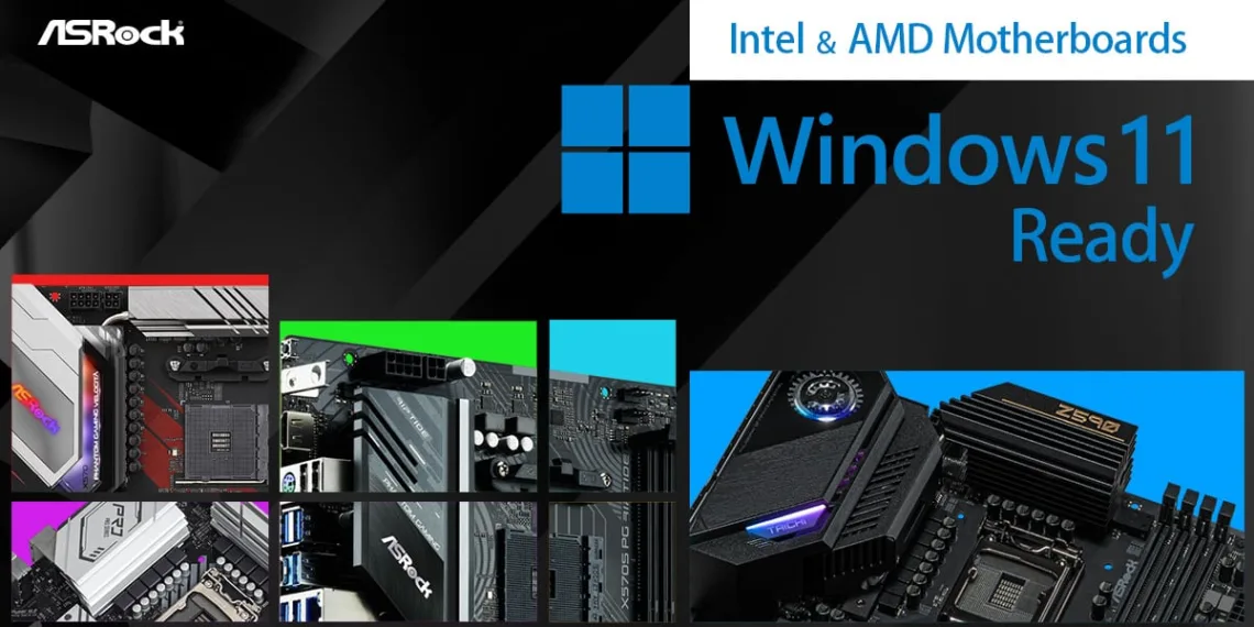 ASRock’s latest list of compatible motherboards for the upcoming Microsoft Windows 11