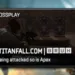 Hackers who are annoyed with Titanfall hackers hacked the game Apex legend