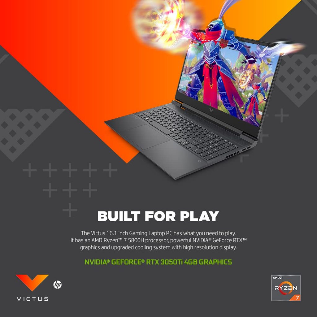 HP Victus 16 gaming laptop with up to Ryzen 7 5800H & RTX 3060 now available on Amazon
