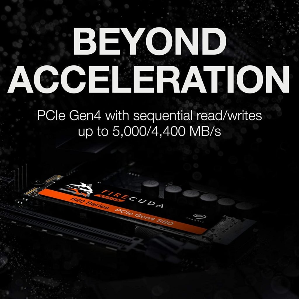Deal: Seagate FireCuda 520 Performance Internal PCIe Gen4 NVMe SSD discounted