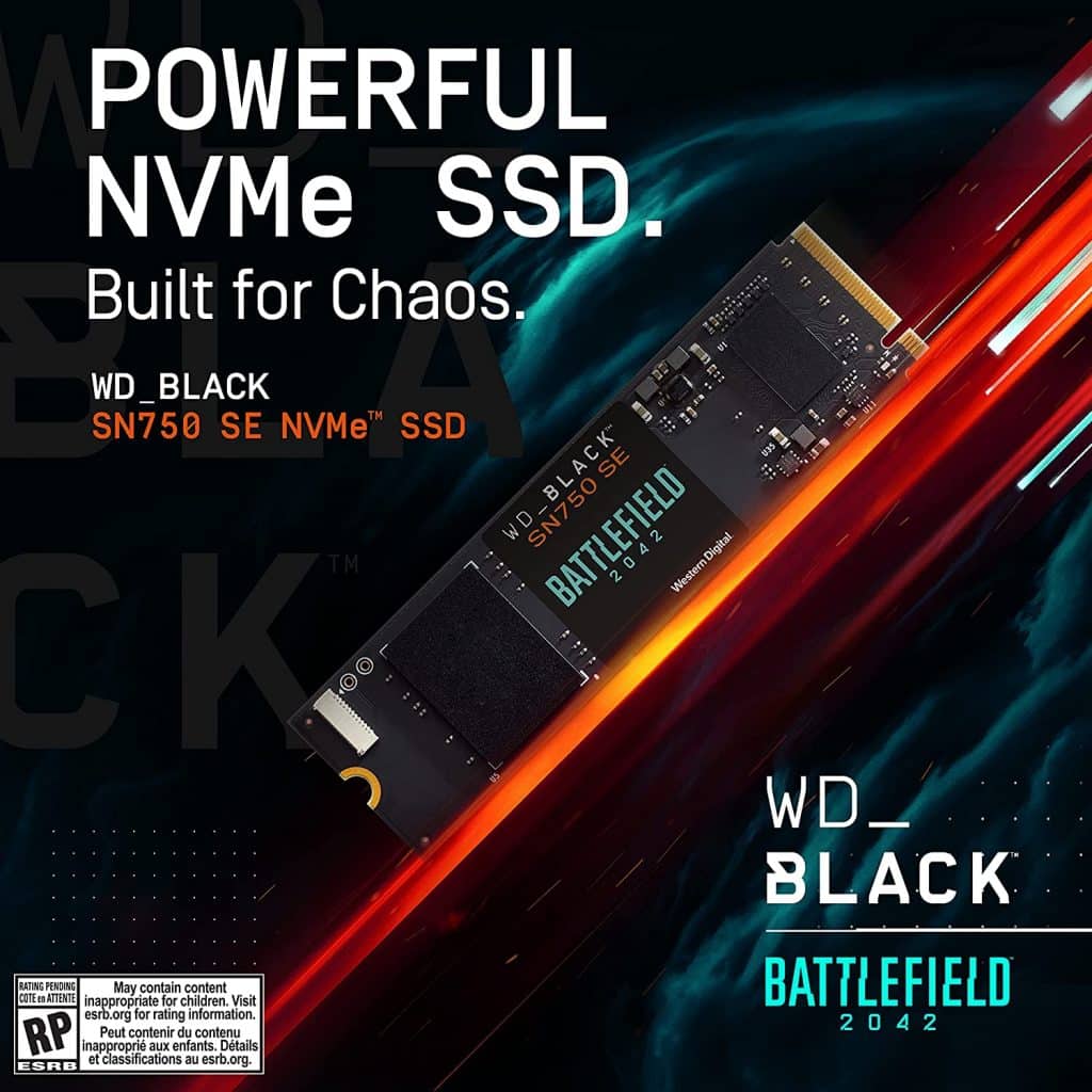 WD_BLACK SN750 SE Battlefield 2042 PC Game Bundle is here