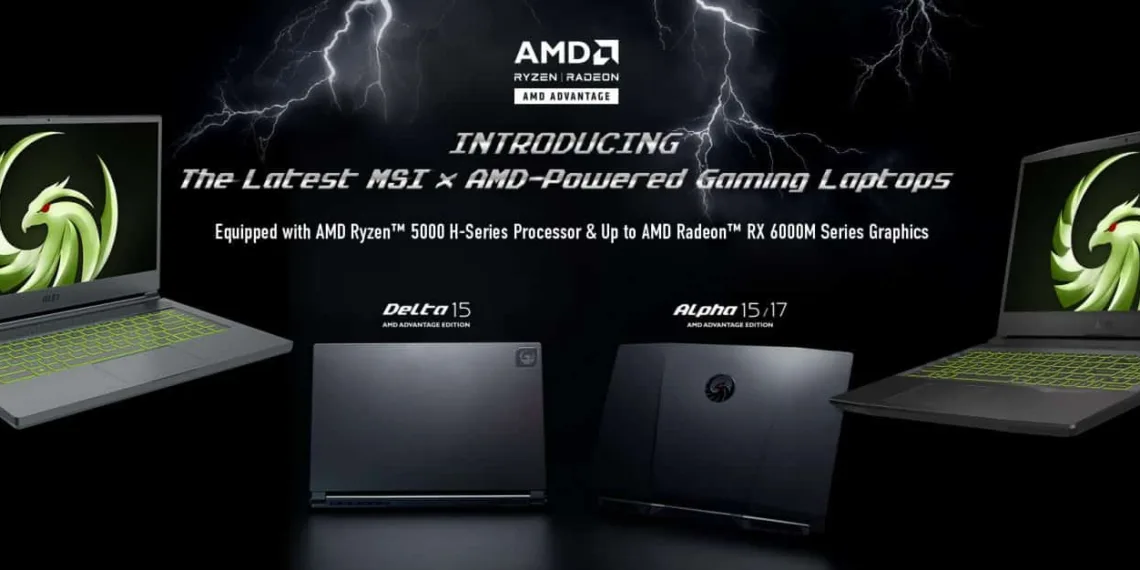 MSI launches the new Delta 15 and Alpha 15/17 AMD Advantage gaming laptops