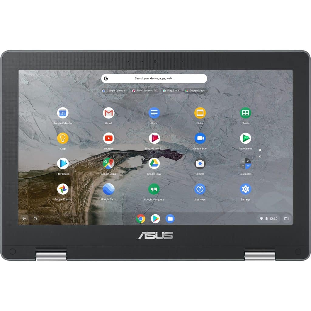 ASUS Chromebook Flip C214 Product photo 1A Dark Grey 26 Non touch screen Non stylus