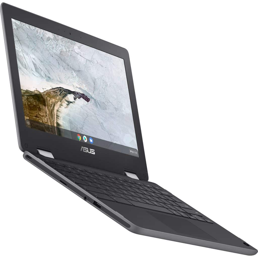 ASUS Chromebook Flip C214 Product photo 1A Dark Grey 28 Non touch screen Non stylus